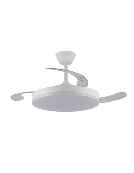 Ventilador LED aspas retráctiles Stars Evo 72W 7920Lm CCT Dim Smart