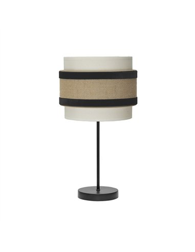 Sobremesa Peq. Cornalina 1x14 Beis/negro  47x18x18cm