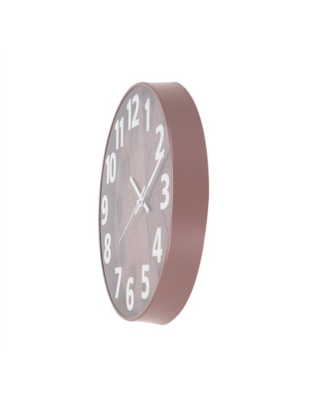 Reloj De Pared Mouse Marron 30d Mov.continuo
