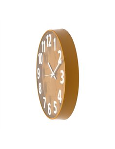Reloj De Pared Mouse Amarillo 30d Mov.continuo 2