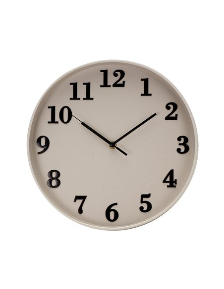 Reloj De Pared Parrot Rosa Maquillaje 30d Mov.continuo