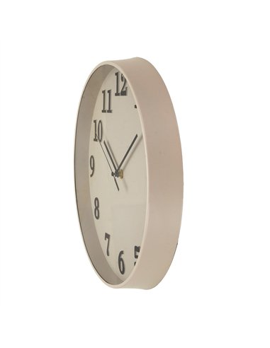 Reloj De Pared Parrot Rosa Maquillaje 30d Mov.continuo