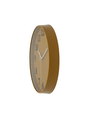 Reloj De Pared Parrot Amarillo 30d Mov.continuo