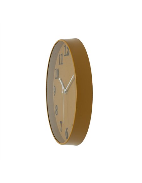 Reloj De Pared Parrot Amarillo 30d Mov.continuo
