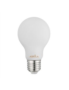Bombilla Estandar Filam.opal 8w 4000k Abrila E27  720lm 10,5x6x6cm