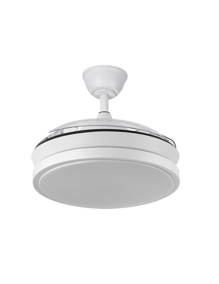 Ventilador Dc Escorpion Mini 59w Blanc 3aspas Desp. 91d 6980lm Remot+temporiz+memoria