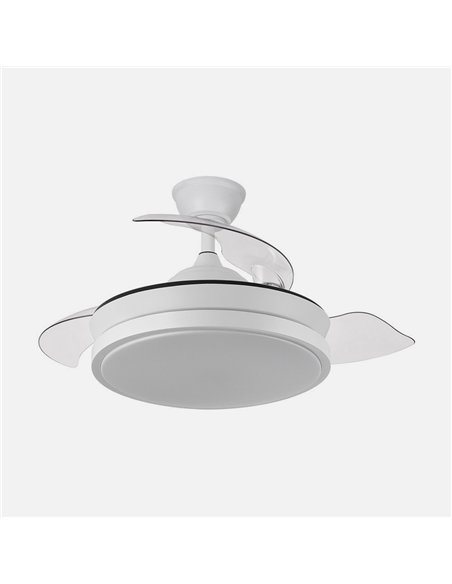 Ventilador Dc Escorpion Mini 59w Blanc 3aspas Desp. 91d 6980lm Remot+temporiz+memoria