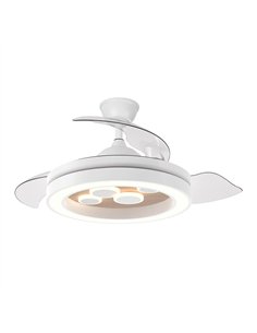 Ventilador Dc Cupido 55w Blanco/haya 3asp.107d 4960l 3000-4500-6500k Reg.intensidad+remoto+memoria+temporizador 2