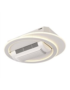 Ventilador Dc Camaleon 59w Blanco 3000-4500-6500k Regulab.Intensidad 5900lm 14,5x47x40 Remoto+memoria+temporizador 2