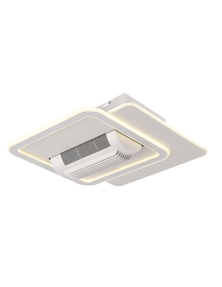 Ventilador Dc Obelisco 59w Blanco 3000-4500-6500k Reg.intensidad 5900lm 14,5x48x48 Remoto+memoria+temporizador
