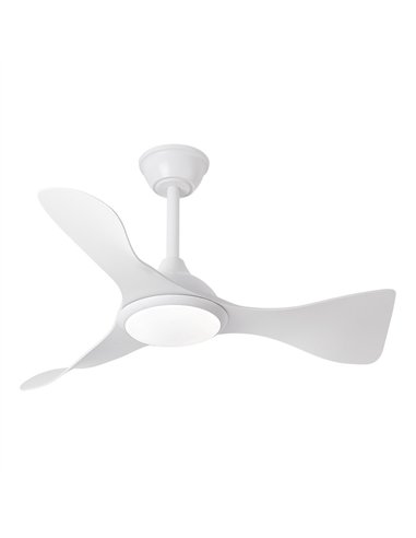 Ventilador Dc Caiman 36w 3600lm Blanco 89d 3asp 6v 3000-4500-6500k Remoto+reg.int+memo+temp