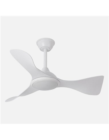 Ventilador Dc Caiman 36w 3600lm Blanco 89d 3asp 6v 3000-4500-6500k Remoto+reg.int+memo+temp