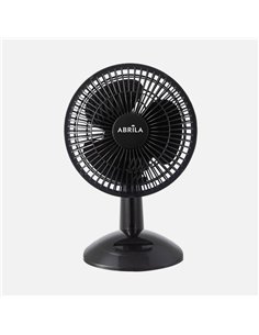 Ventilador Sobremesa Pizarro Mini Negro 2vel 20w  Orientable 27x20x15cm 2