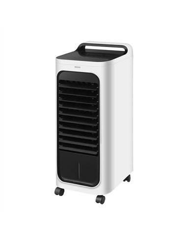 Climatizador Evaporativo Remolino Blanco/negro 80w 3velocidades 6litros Humidificador Oscilante Acum.de Frio 66,5x25,5x28,5cm