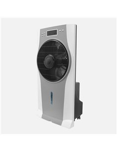 Vent.nebulizador De Pie Efeso Bl/gris/neg 3vel 90w 5asp Humidifi.2,5l 79x39,5x25cm Remot,temp 2