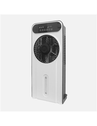 Ventilador  Opium Blanco/negro 12vel 35w Acumulad. Frio 5asp 5litros 66,8x29x20cm Remoto,temporizador