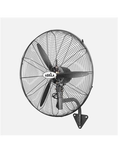 Ventilador Pared Indust.borrasca Negro 3velocidades 145w 3aspas Fijo Y Rotatorio 60x56x30cm