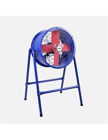 Ventilador Indust.torrente Azul/rojo 370w 1vel 4aspas C/soporte 98x48x27cm