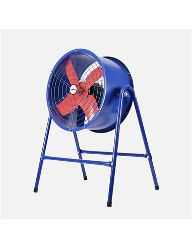 Ventilador Indust.torrente Azul/rojo 550w 1vel 4aspas C/soprte 103x58x27cm