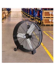 Ventilador Industrial Maximum 630w Negro 97,6d 2 Velocid.3asp.alum.ruedas 100x97,6x42cm 2