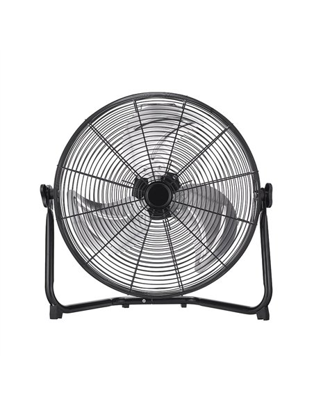 Ventilador Industrial Midas 100w Negro/cromo 46d  3 Velocidades,orientable 51x55x22 Cm
