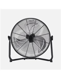 Ventilador Industrial Midas 100w Negro/cromo 46d  3 Velocidades,orientable 51x55x22 Cm 2