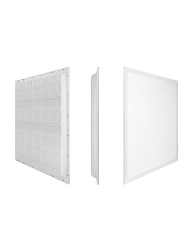 Panel Led 40w 4000k Piraña Blanco 4400lm  3x59,5x59,5cm Corte 59x59cm Ip20