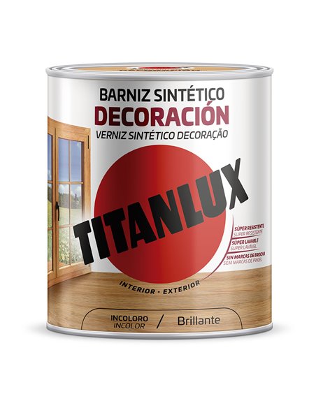Glossy colourless synthetic decorative varnish (4l)