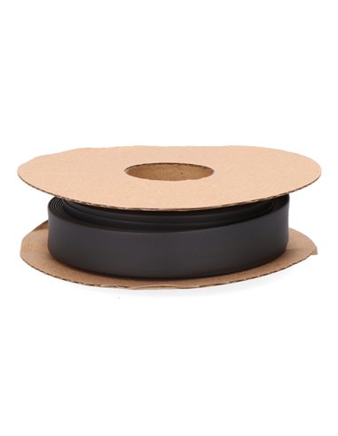 Gaine thermorétractable sans halogène Ø6,4-12,7mm coloris noir (bobine 10m)