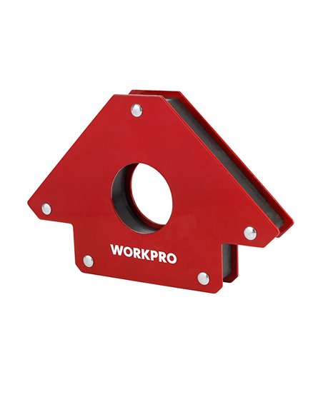 Magnetic welding square 12cm (45º 90º 135º and 180º) red color