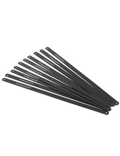 Hojas de sierra de acero 30cm 24 TPI 12” ideales para trabajar con metal (Pack de 10 unidades)