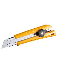 “L-1” cutter with manual lock and 18mm wide blade