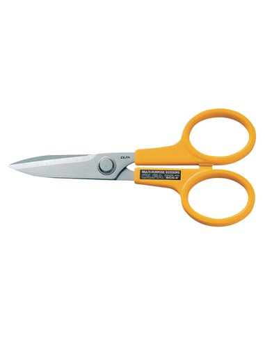 Ciseaux multi-usages SCS-2 17,28 cm avec bord dentelé en acier inoxydable et ABS