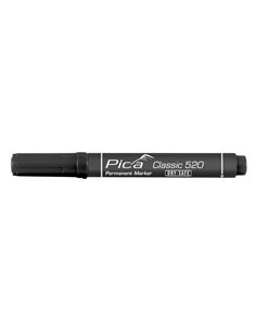 Marcador permanente indeleble “Classic 520” con punta de tipo bala color negro