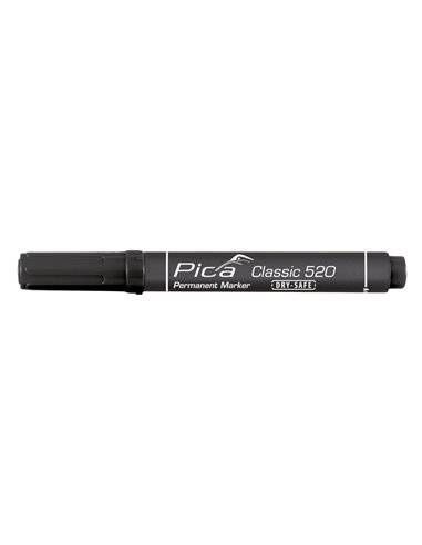 “Classic 520” indelible permanent marker with a black bullet tip