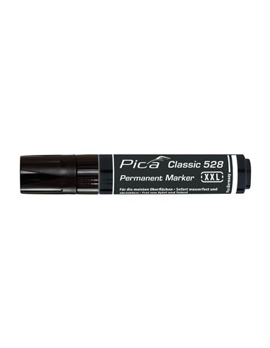 XXL indelible permanent marker “Classic 528” with brush tip, black