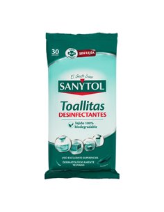 TOALLITAS MULTIUSOS DESINFECTANTES 30 uds