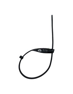 BRIDA DE ACERO CON COMBINACION, NEGRA, 450 mm