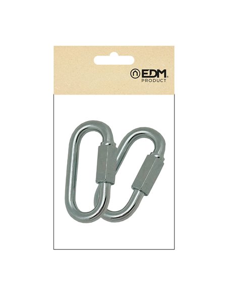 ESLABÓN RÁPIDO ESL01, ACERO GALVANIZADO, 5 mm. 2 unidades