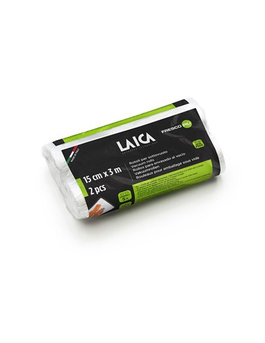 2 ROLLOS PARA ENVASADO AL VACÍO DE 15 x 300 cm