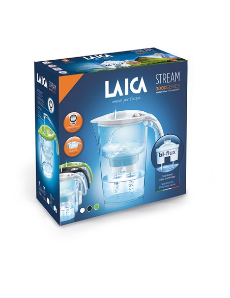 JARRA STREAM (2,3 L) VERDE + 2 FILTROS BI-FLUX