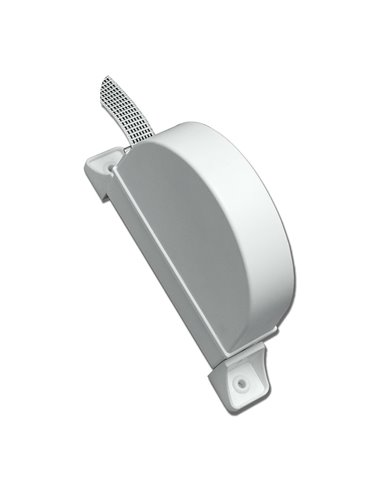 RECOGEDOR EXTERIOR ABATIBLE PR02 14 mm BLANCO, 175 x 32 x 120 mm