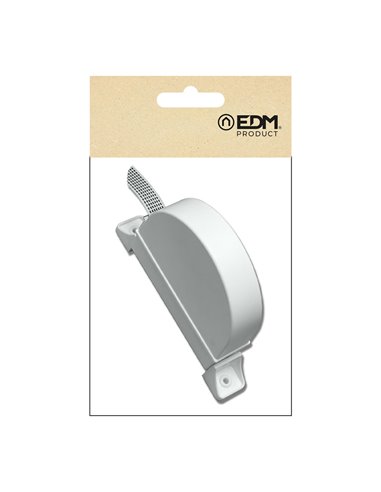 RECOGEDOR EXTERIOR ABATIBLE PR02 14 mm BLANCO, 175 x 32 x 120 mm