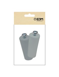 TOPE PERSIANA PR08, GRIS 40 mm 2 unidades 2
