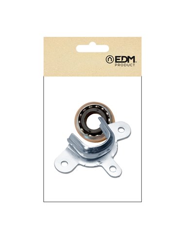 SOPORTE PR15+RODAMENTO PR16 28 mm ZINCADO
