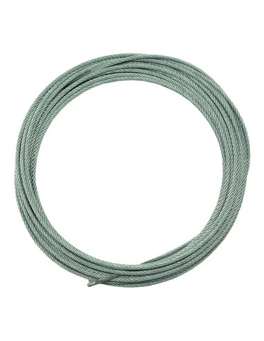 CABLE ACERO PARA TORNO PERSIANA GALVANIZADO PR33, 6 m