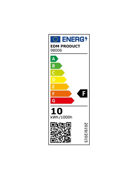 BOMBILLA DICROICA LED GU10 10 W 932 lm 6400 K LUZ FRIA 120° Ø5 x 6,4 cm