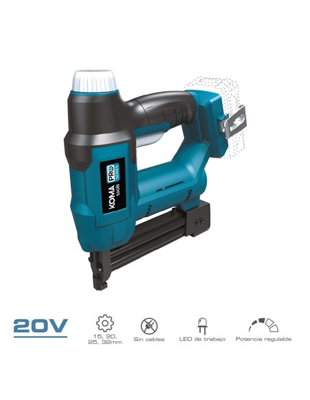 GRAPADORA CLAVADORA 20 V (SIN BATERIA NI CARGADOR)