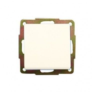 Interruptor unipolar de empotrar blanco GSC