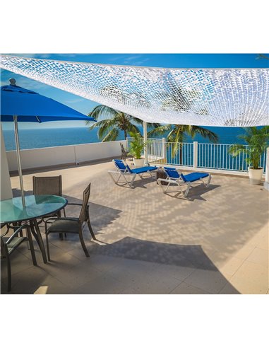 TOLDO CAMUFLAJE REVERSIBLE BLANCO 3 x 4 m